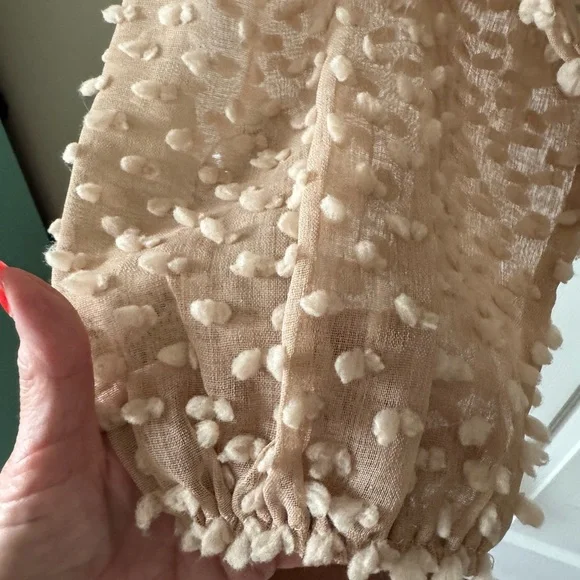 Mittoshop Unique Top, S, Round Neck, Slipover, Sheer Sleeves NWOT - Picture 3 of 7